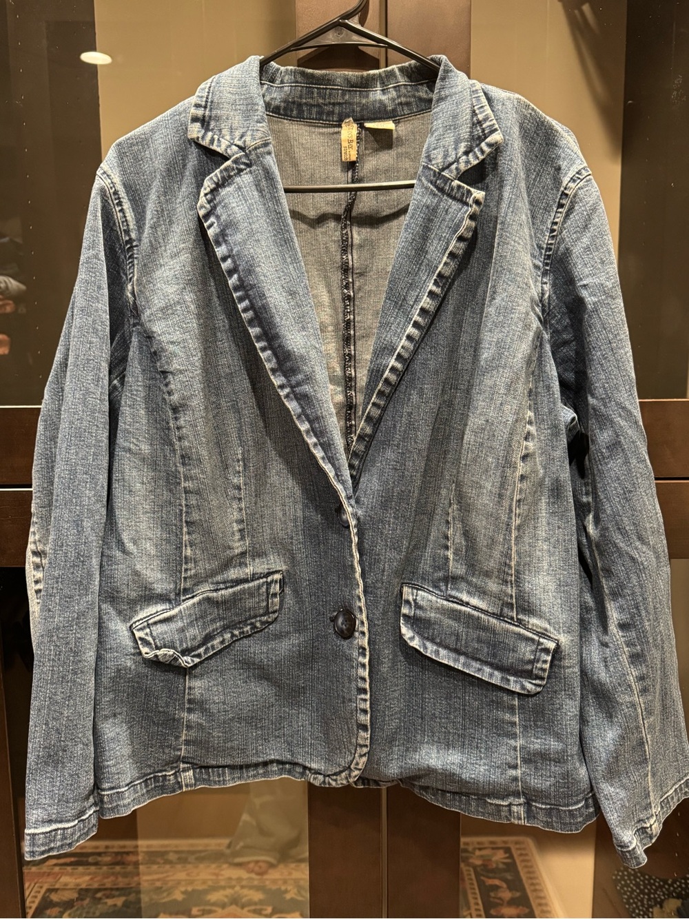 VINTAGE ST. JOHNS BAY Denim Blazer Jacket